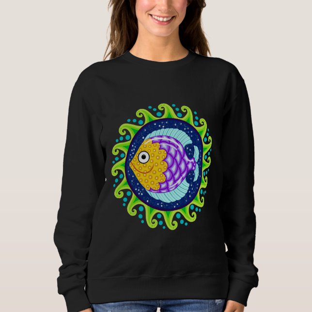 Moletom Fish Mandala (Frente)