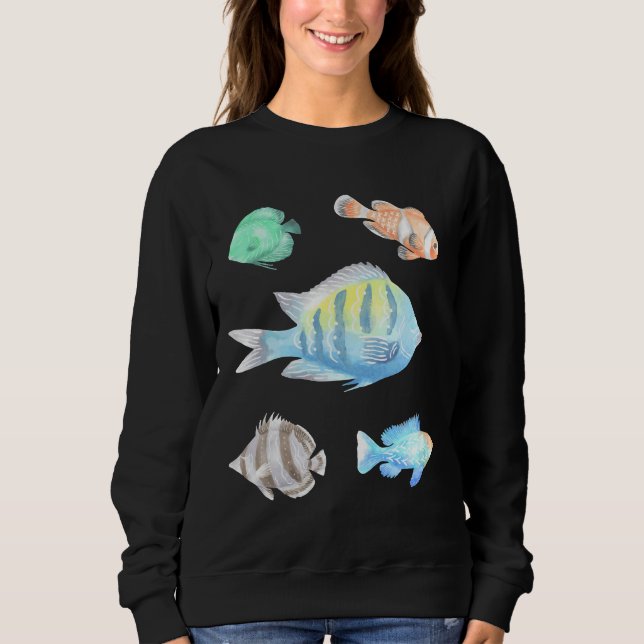 Moletom Fish Watercolor Collection 2 Ativo (Frente)