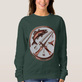 Moletom Fishing Badge Design – Women’s Sweatshirt
