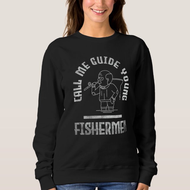 Moletom Fishing Call me guide young fishermen  1 (Frente)