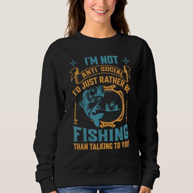 Moletom Fishing For Men Women Fisherman Fishing  1 (Frente)