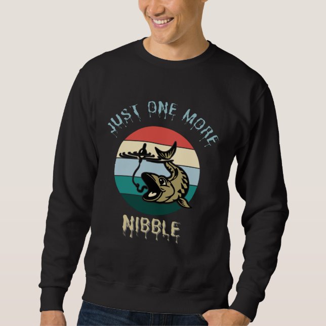 Moletom Fishing Just One More Nibble  Fish Fishing Dad (Frente)