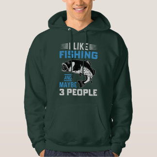 Moletom Fishing Theme Men's Hoodie