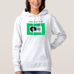 Moletom Fita Cassete de Áudio Retro Minimalista Música Vin