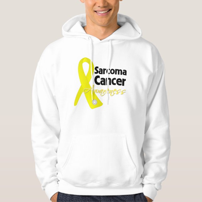 Moletom Fita da consciência do cancer do Sarcoma (Frente)