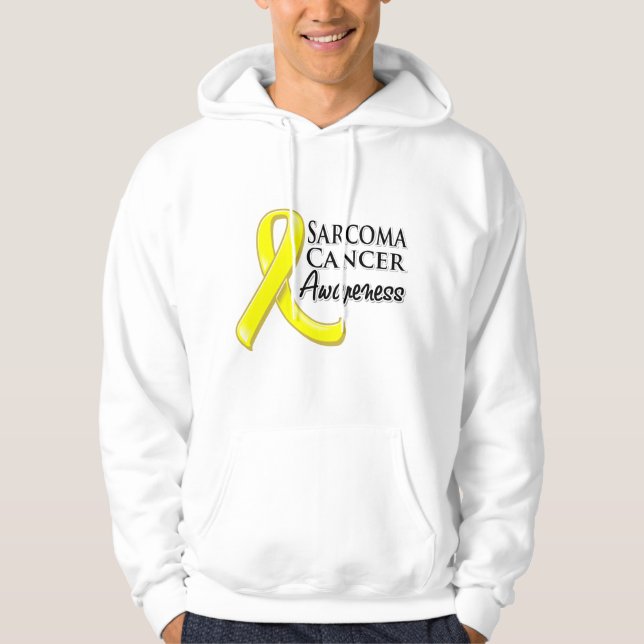 Moletom Fita da consciência do cancer do Sarcoma (Frente)