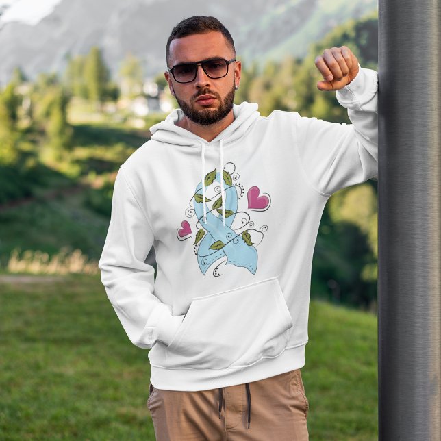 Moletom Fita de Consciência Azul (Criador carregado)