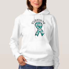 Moletom Fita de conscientização Teal Survivor SA