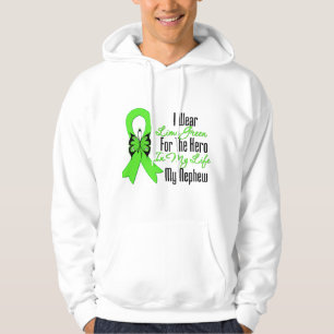 Moletom Fita do cancer do linfoma meu herói meu sobrinho