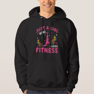 Moletom Fitness Apenas Uma Garota Que Ama Fitness
