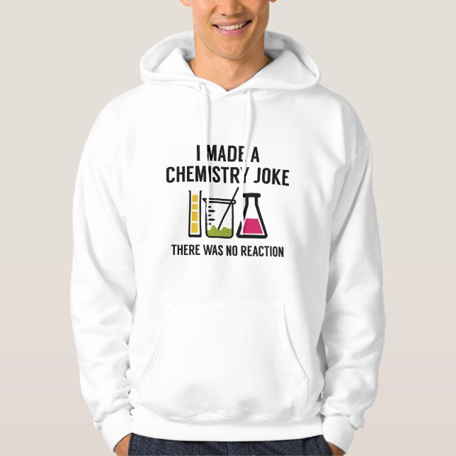 Moletom Fiz Uma Piada De Química (Frente)