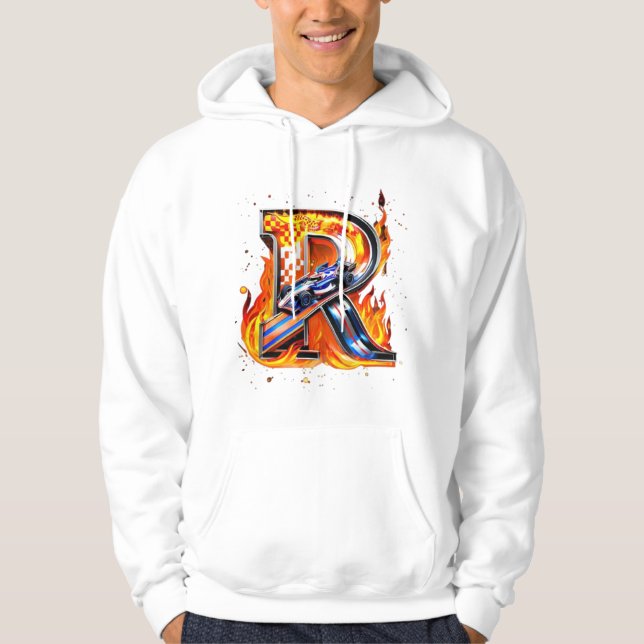 Moletom "Flaming 'R' Biker Hoodie (Frente)