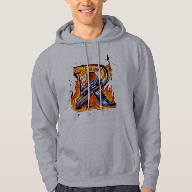 Moletom "Flaming 'R' Biker Hoodie (Frente)