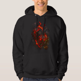 Moletom Flaming Skull Dice - High Stakes Rebel Graphic