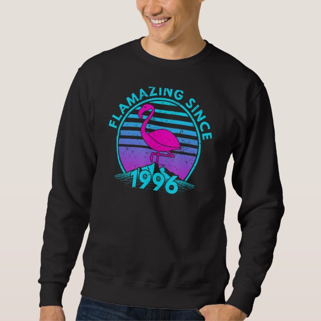 Moletom Flamingo Birthday Nascer 1996 (Frente)