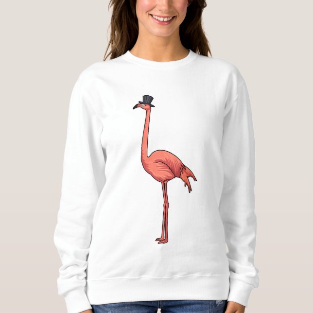 Moletom Flamingo com chapéu (Frente)