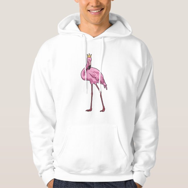 Moletom Flamingo com Coroa (Frente)