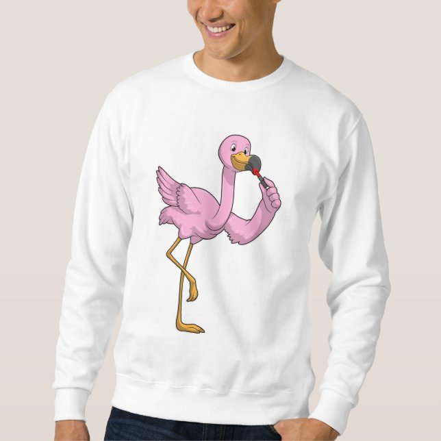 Moletom Flamingo com Lipstick (Frente)