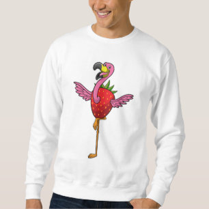 Moletom Flamingo com morango