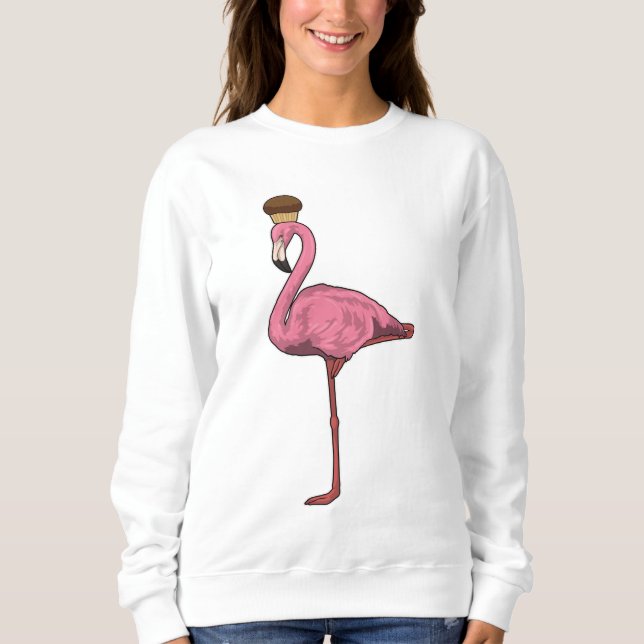 Moletom Flamingo com Muffin (Frente)