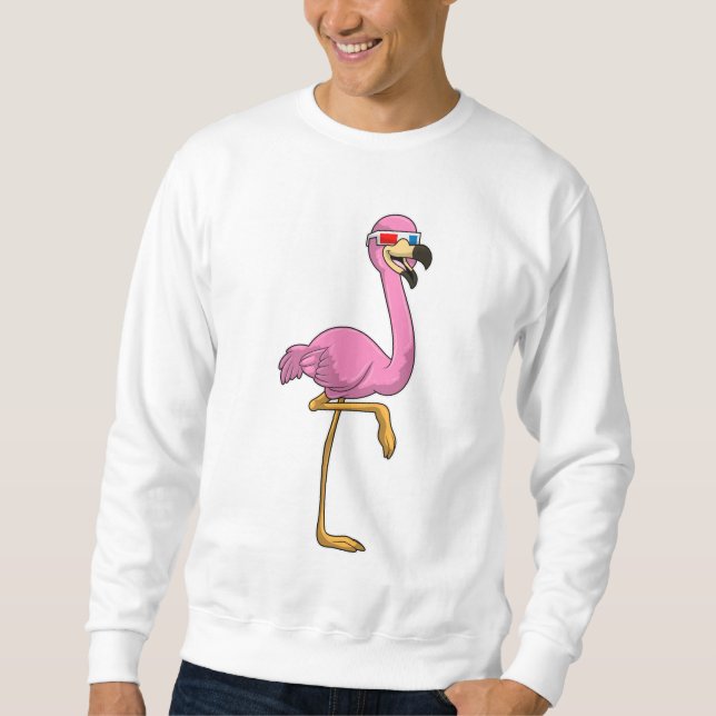 Moletom Flamingo com Óculos (Frente)