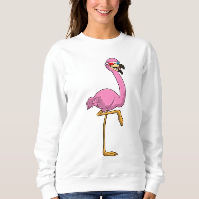 Moletom Flamingo com Óculos (Frente)