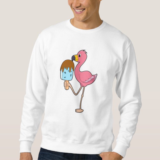 Moletom Flamingo com picolé (Frente)