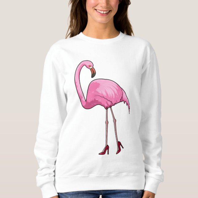 Moletom Flamingo com salto alto (Frente)