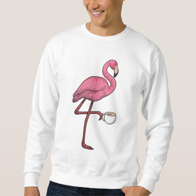 Moletom Flamingo com Taça de Café (Frente)