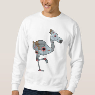 Moletom Flamingo como Robô
