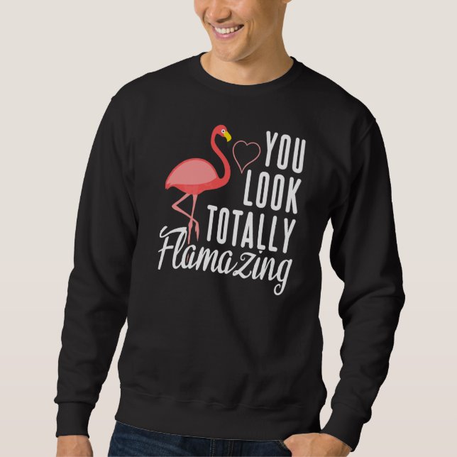 Moletom Flamingo Flamingo Com Coração (Frente)