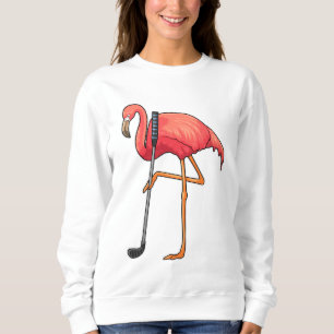 Moletom Flamingo no Golf, clube de golfe