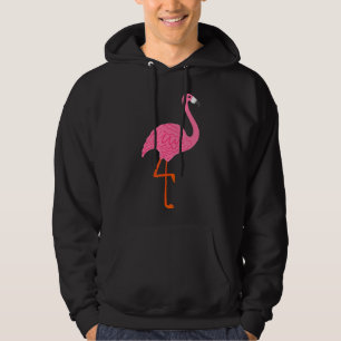 Moletom Flamingo Rosa Numa Perna Para Pássaro E Natureza P