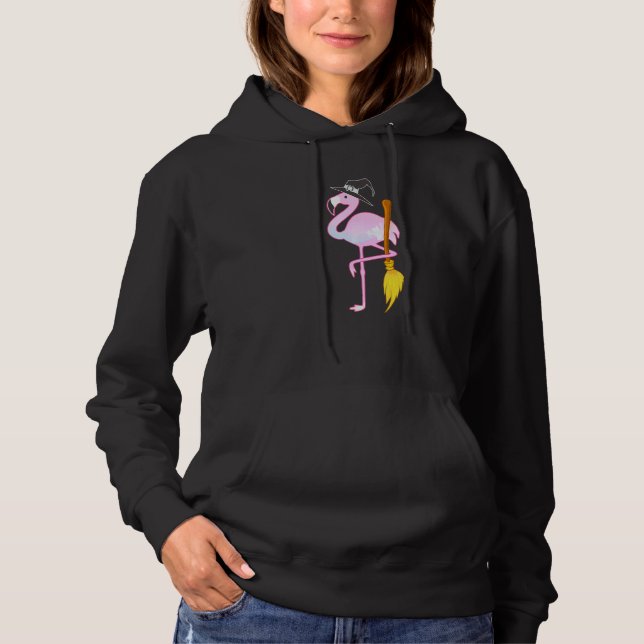 Moletom Flamingo Witch Halloween (Frente)