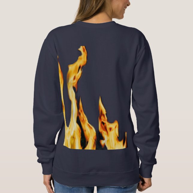 Moletom Flammen – Flamme – Flame – Flames – Feuer – Fire T (Verso)