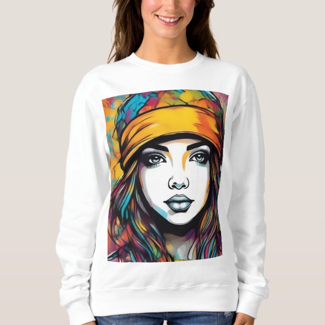 Moletom Flare totalmente moderno (Frente)