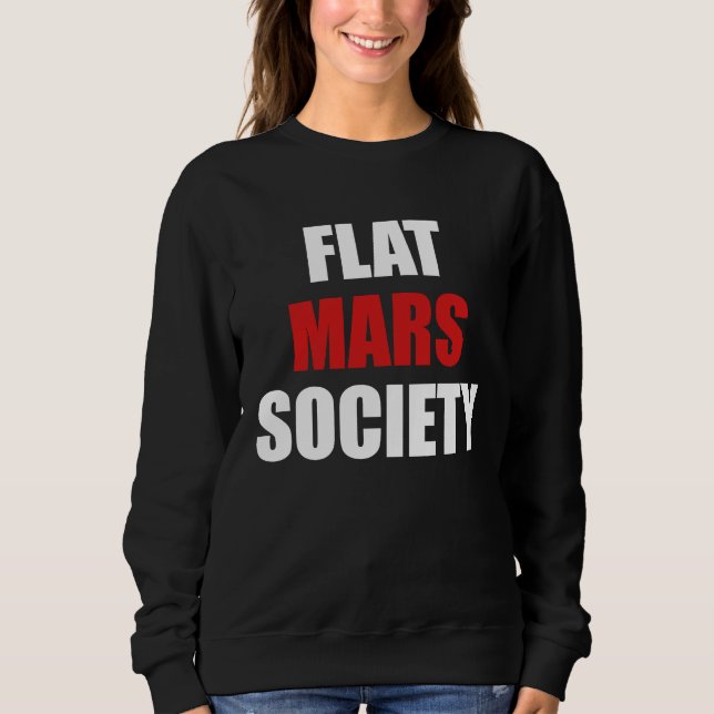 Moletom Flat Mars Society   Earth Red Planet Space (Frente)