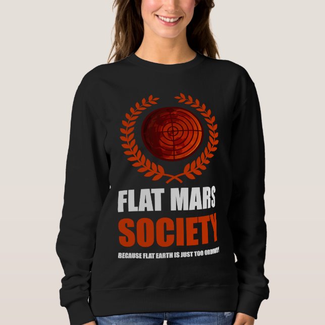 Moletom Flat Mars Society Theory (Frente)