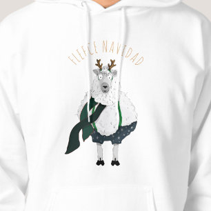 Moletom 'Fleece Navidad' Diversão Ovelha Cartoon Pun 