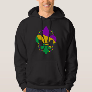 Moletom Fleur De Lis Glitter Efeito Mardi Gras 2
