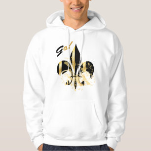 Moletom Fleur de Lis Preto e Dourado
