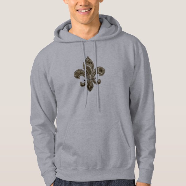 Moletom Fleur de Lis Unisex Roupa (Frente)