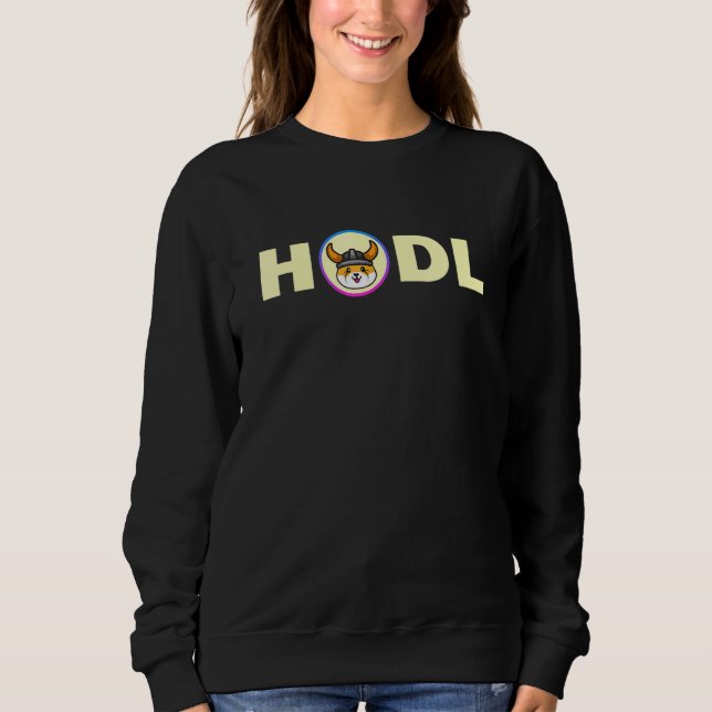 Moletom Floki Inu Cryptocurrency Hodler A Floki Inu (Frente)