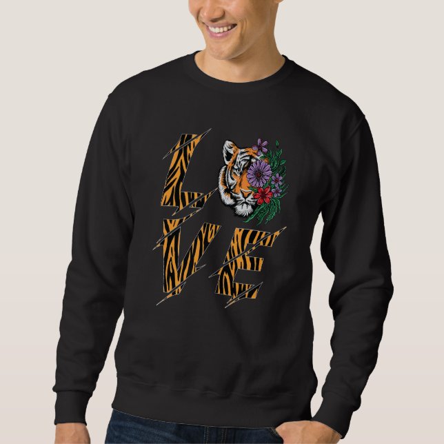 Moletom Flor de Amor Bengala Tiger (Frente)