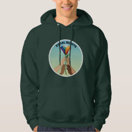 Moletom Flor de Chuva de Cores Igualdade de Direitos - Div