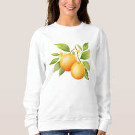 Moletom Flor de Laranja Aquarela