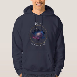 Moletom Flor de Lótus Cósmica Mãe em Flor
