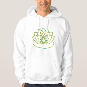 Moletom Flor de Lotus Verde e Amarela