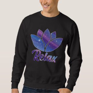 Moletom Flor de Lótus Yoga Relax Meditação Paz Amor Mulhe