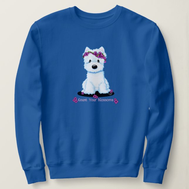 Moletom Flor de Westie (Frente do Design)